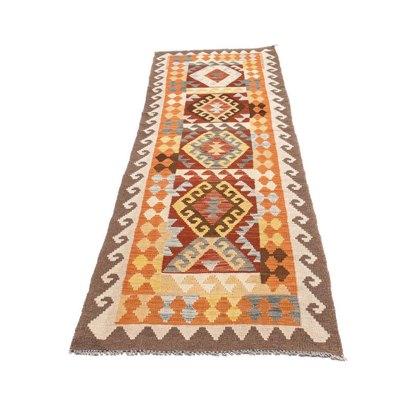 Tappeto corsia Tappeto Kelim - Splash - 298 x 78 cm - multicolore