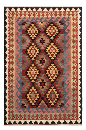 Tappeto Kelim - Splash - 214 x 153 cm - multicolore