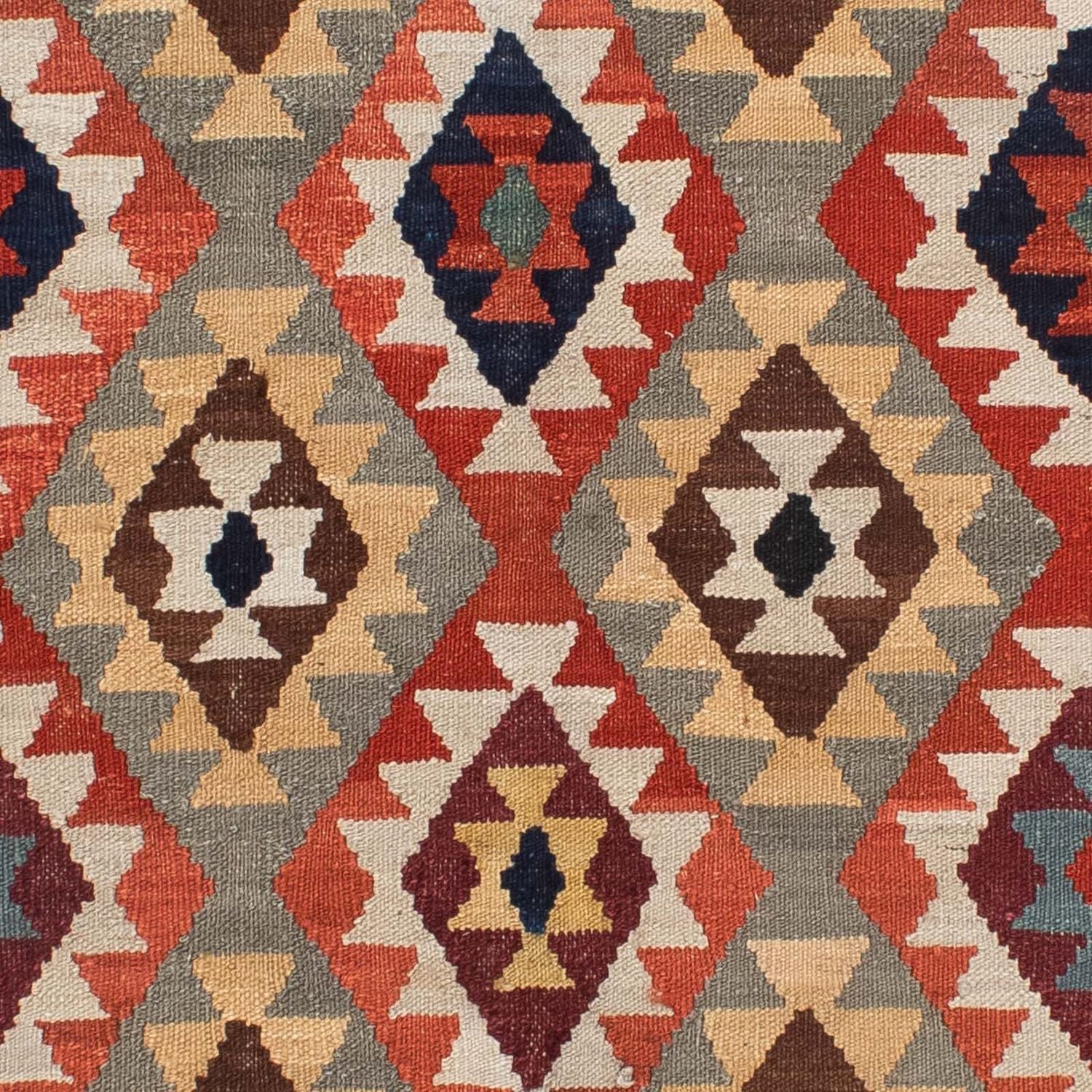 Tappeto Kelim - Splash - 189 x 157 cm - multicolore