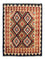 Tappeto Kelim - Splash - 202 x 155 cm - multicolore