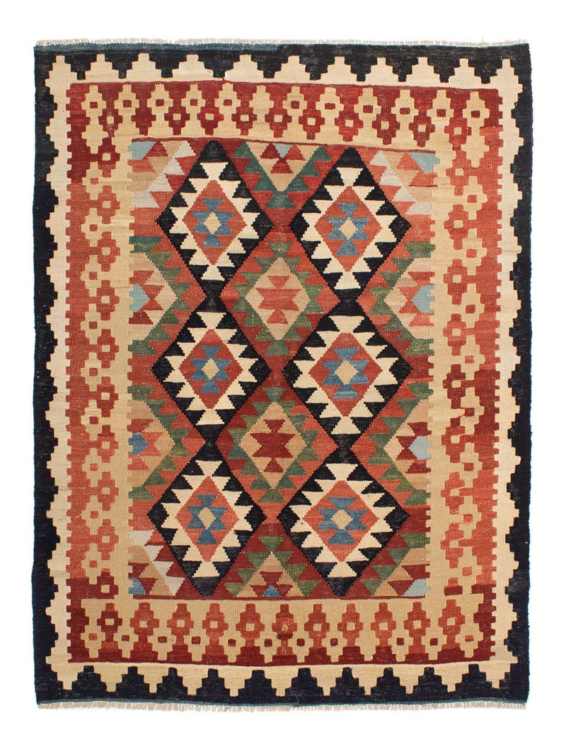 Tappeto Kelim - Splash - 202 x 155 cm - multicolore