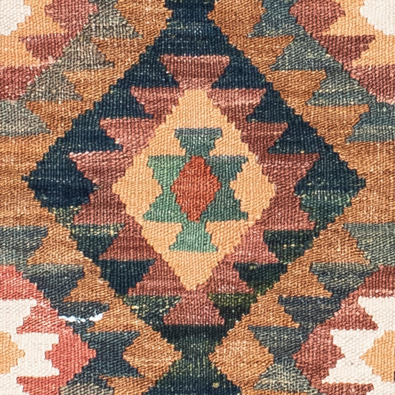 Tappeto corsia Tappeto Kelim - Orientale - 200 x 101 cm - marrone chiaro