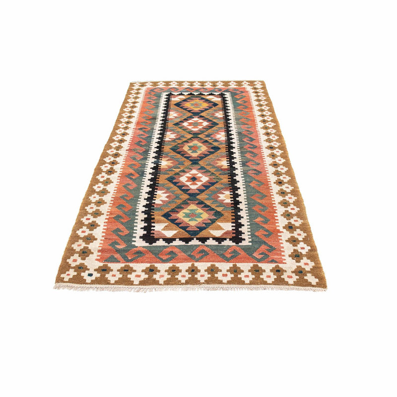 Tappeto corsia Tappeto Kelim - Orientale - 200 x 101 cm - marrone chiaro