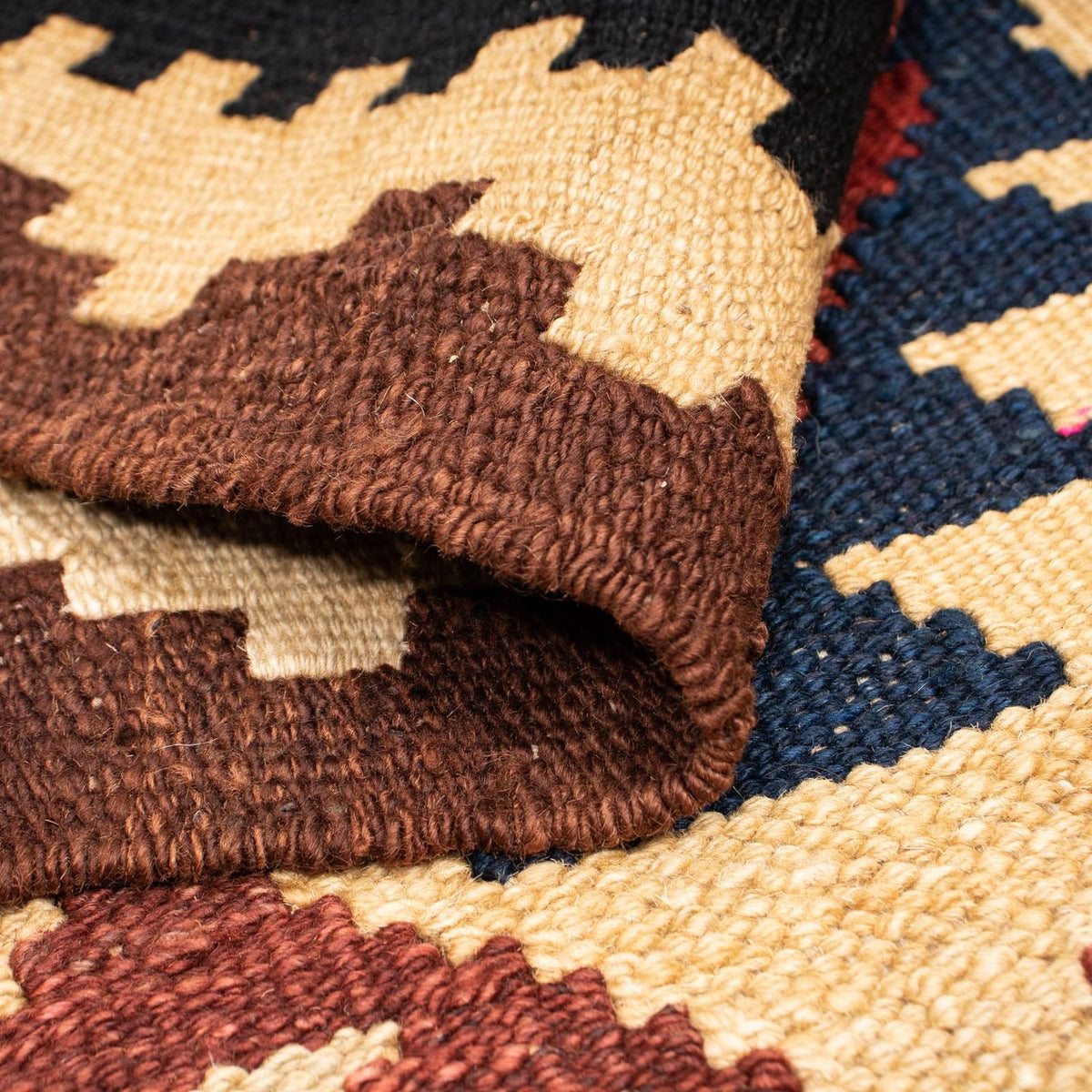 Tappeto Kelim - Splash - 203 x 153 cm - multicolore