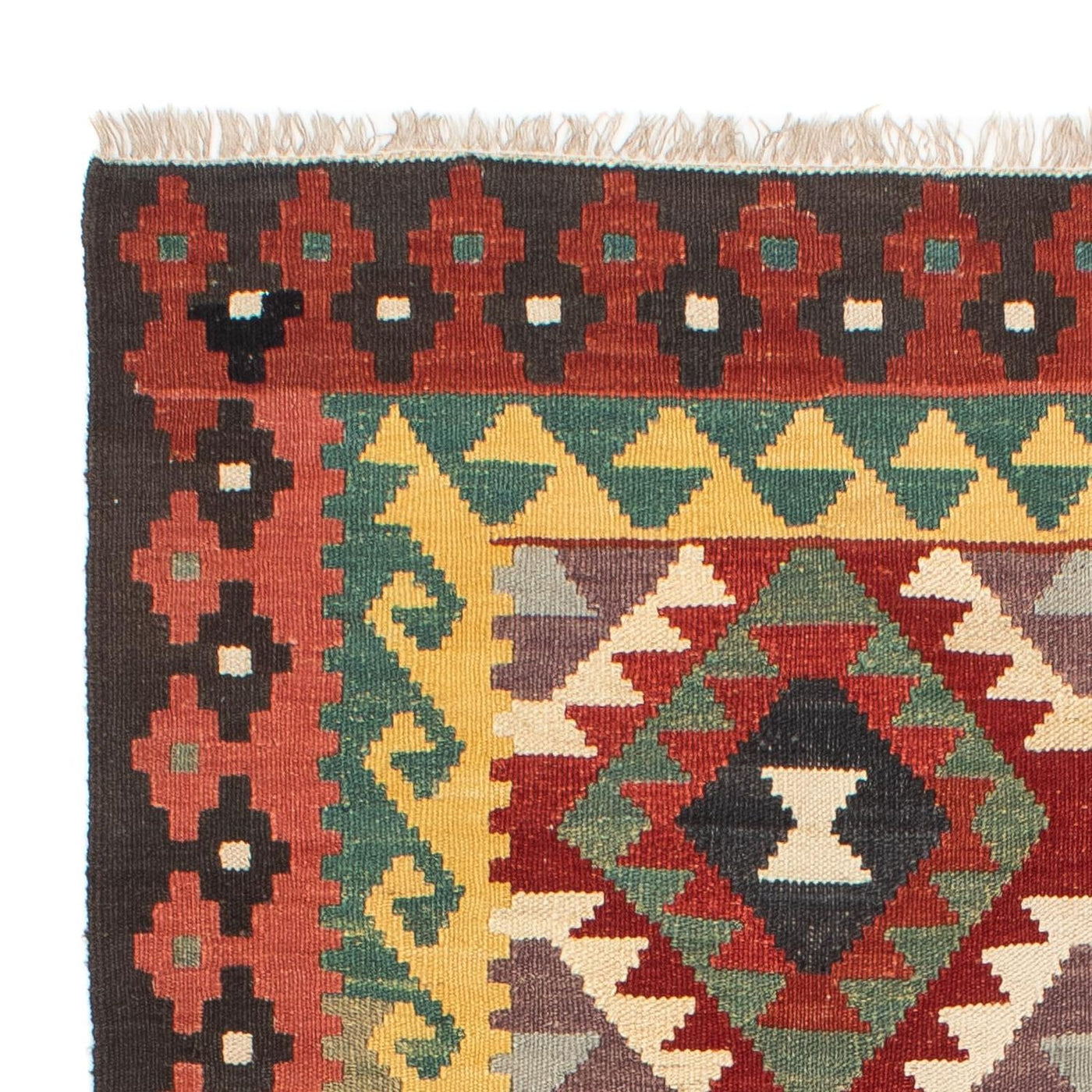 Kilim Maimana Tappeto 194x126cm - Tappeto di lana