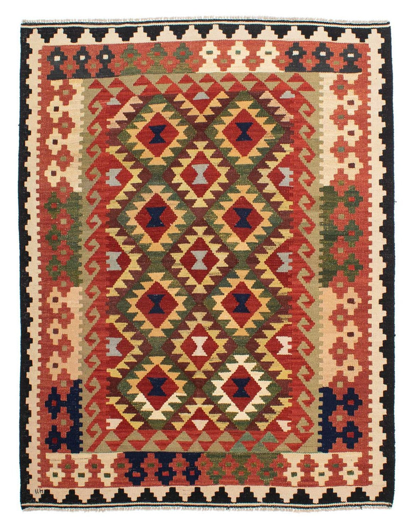 Tappeto Kelim - Splash - 176 x 155 cm - multicolore