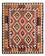 Tappeto Kelim - Splash - 207 x 163 cm - multicolore