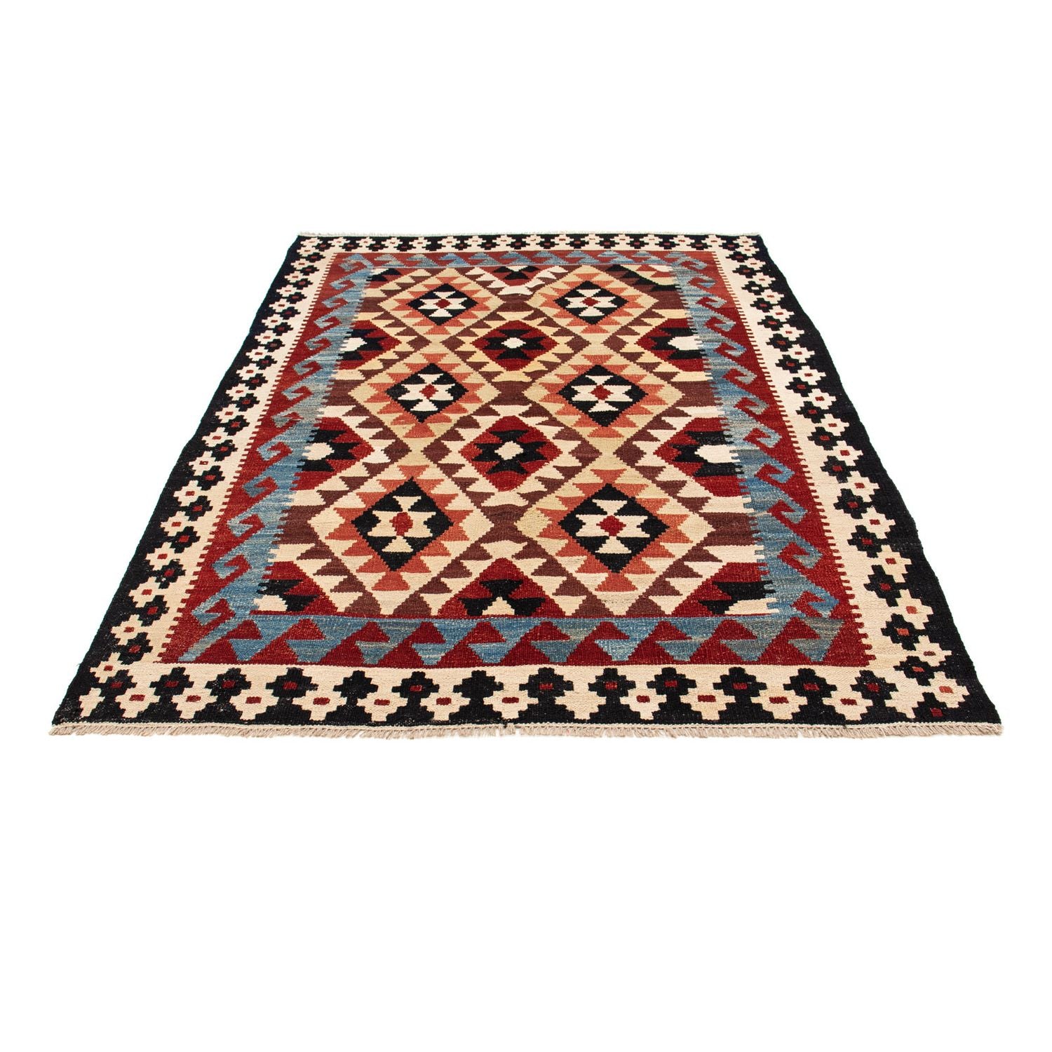Tappeto Kelim - Splash - 215 x 153 cm - multicolore
