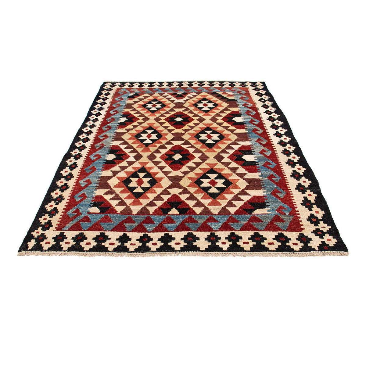 Tappeto Kelim - Splash - 215 x 153 cm - multicolore