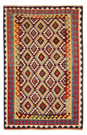 Tappeto Kelim - Splash - 302 x 205 cm - multicolore