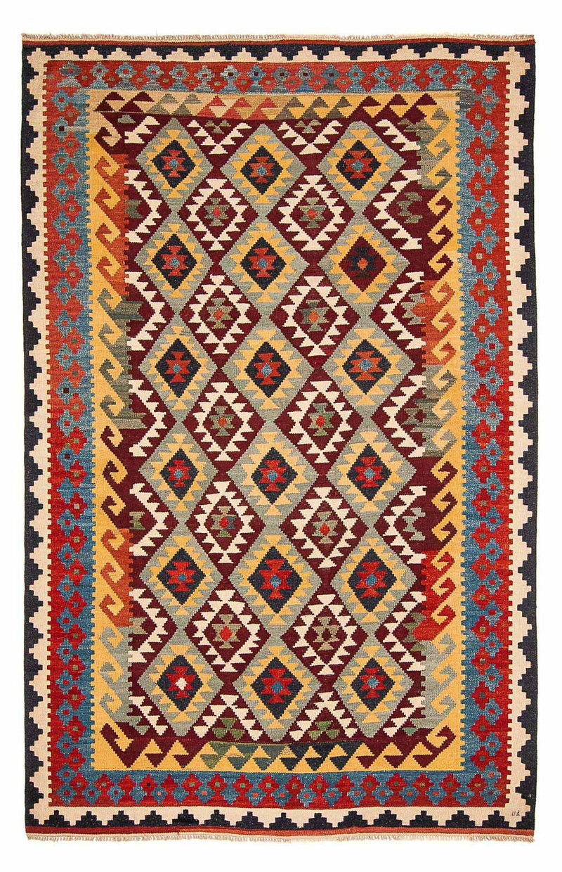 Tappeto Kelim - Splash - 302 x 205 cm - multicolore