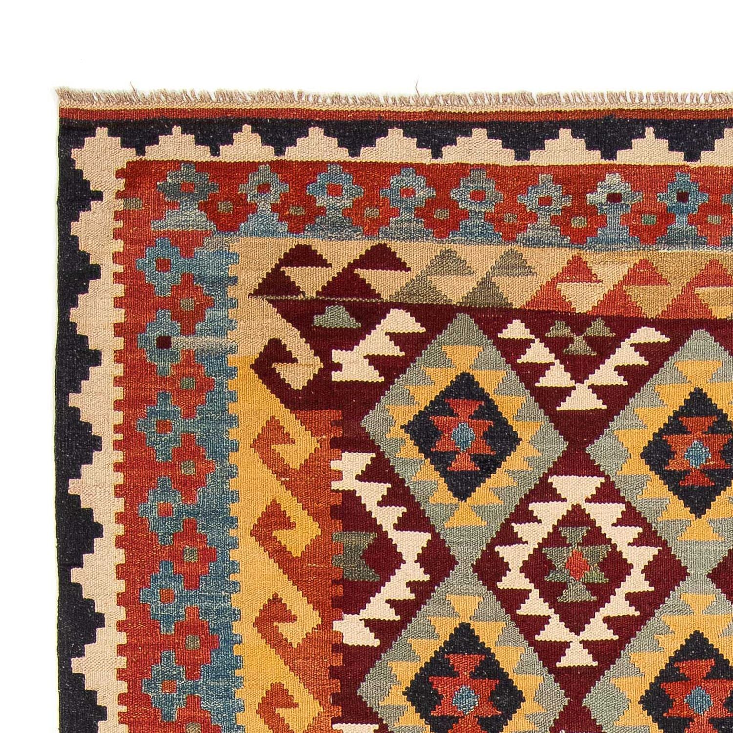Tappeto Kelim - Splash - 302 x 205 cm - multicolore