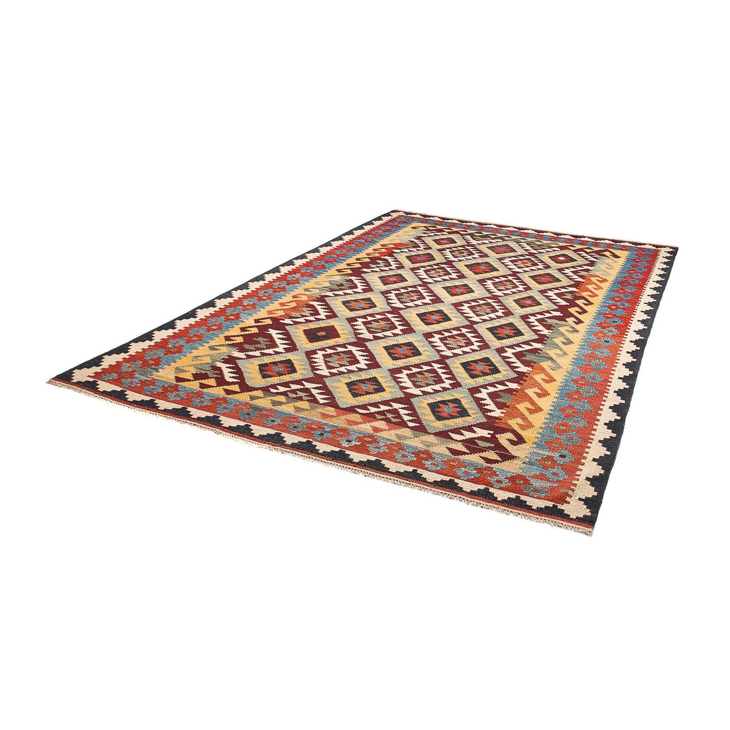 Tappeto Kelim - Splash - 302 x 205 cm - multicolore