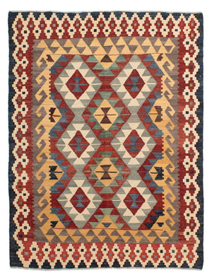 Tappeto Kelim - Splash - 203 x 153 cm - multicolore