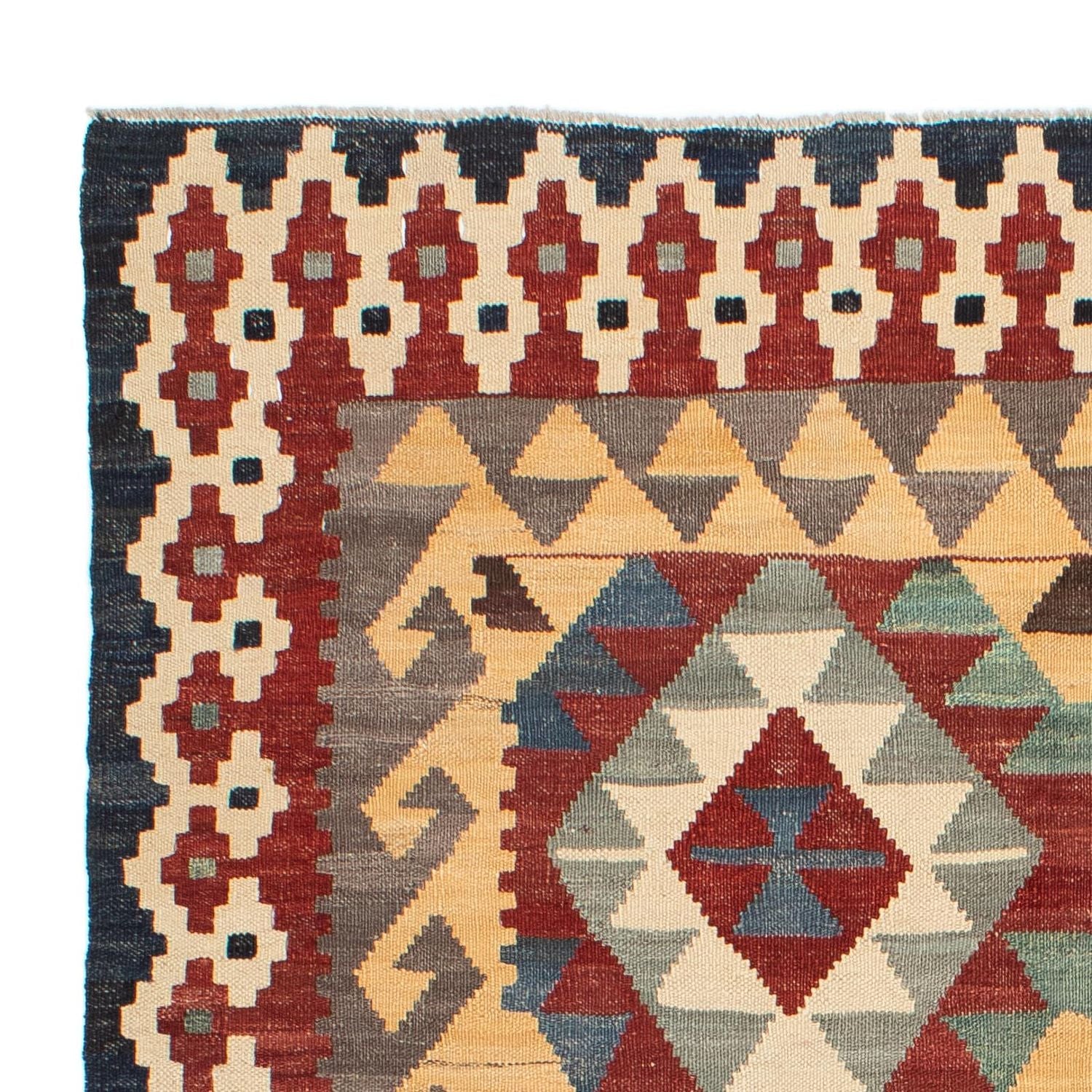 Tappeto Kelim - Splash - 203 x 153 cm - multicolore