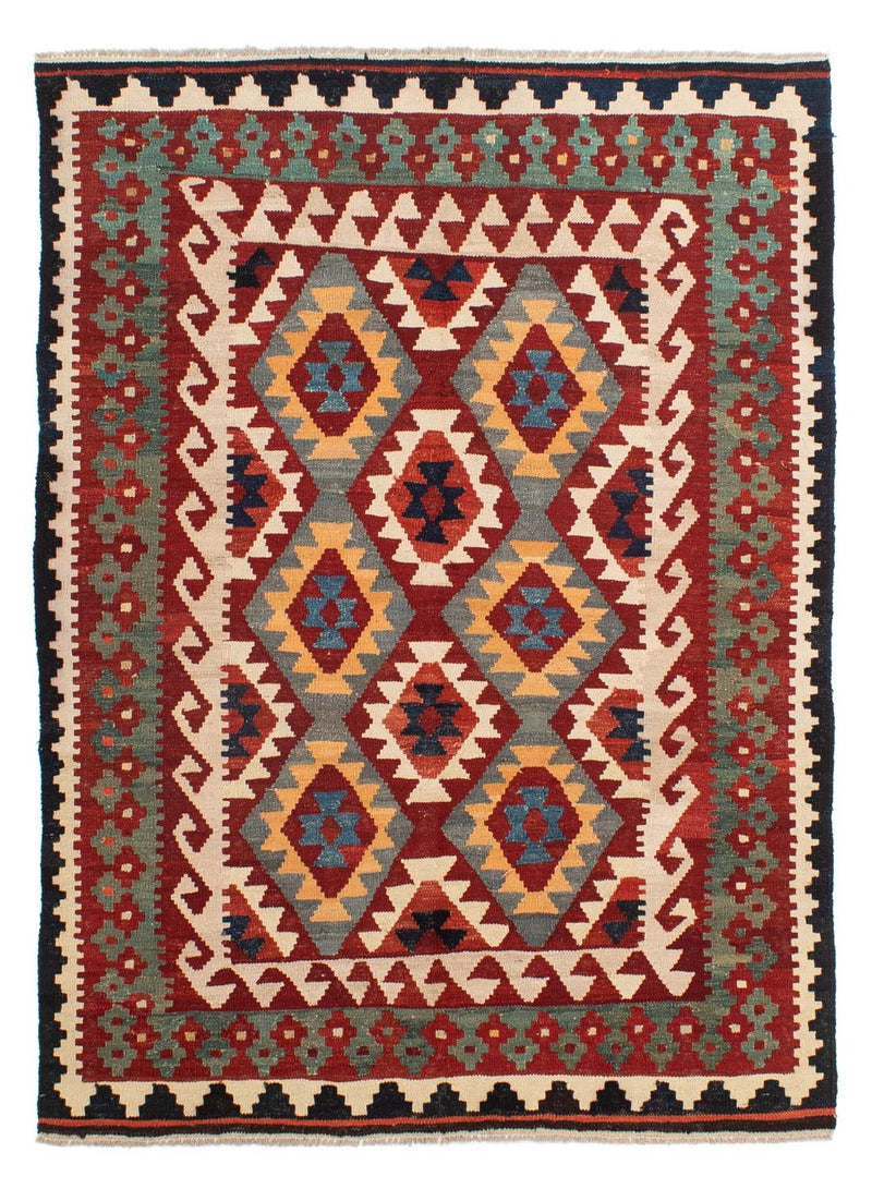 Tappeto Kelim - Splash - 203 x 147 cm - multicolore