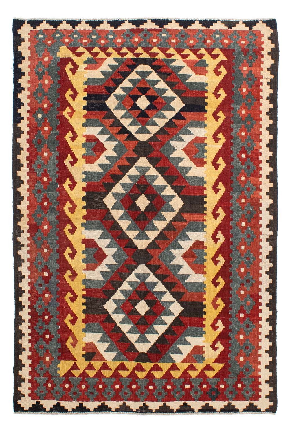 Tappeto Kelim - Splash - 260 x 137 cm - multicolore