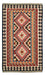Tappeto Kelim - Splash - 206 x 123 cm - multicolore