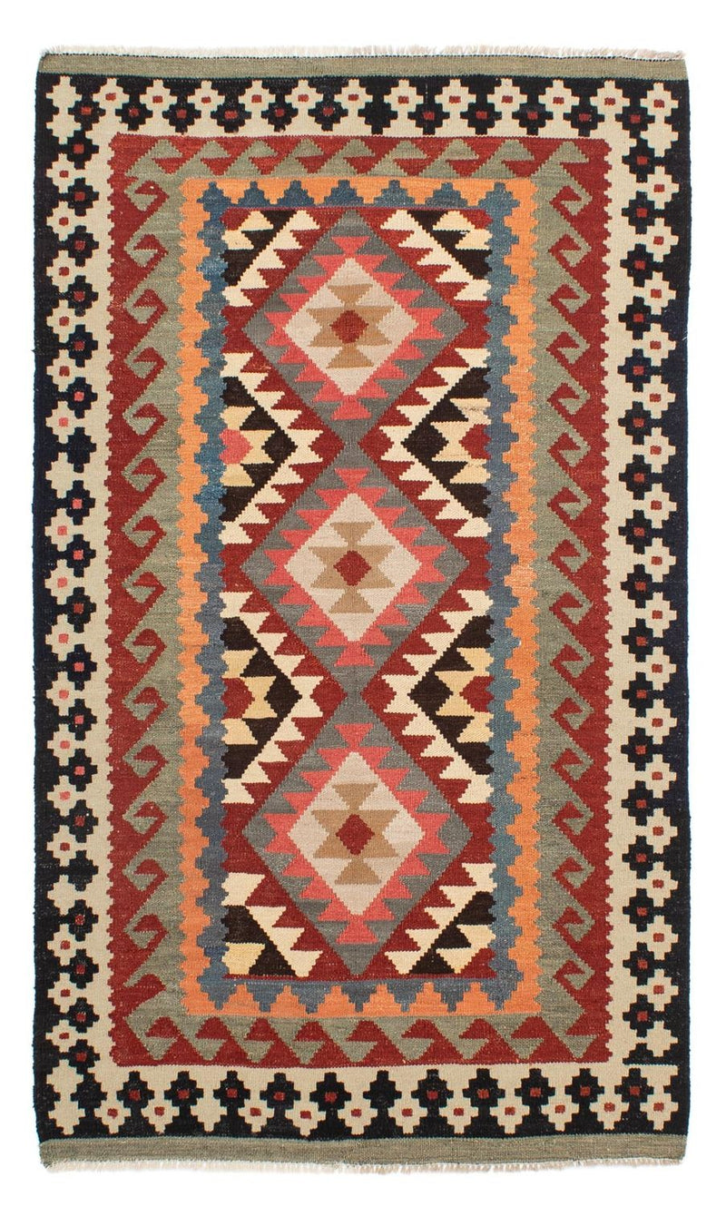 Tappeto Kelim - Splash - 206 x 123 cm - multicolore