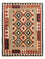 Tappeto Kelim - Splash - 189 x 152 cm - multicolore
