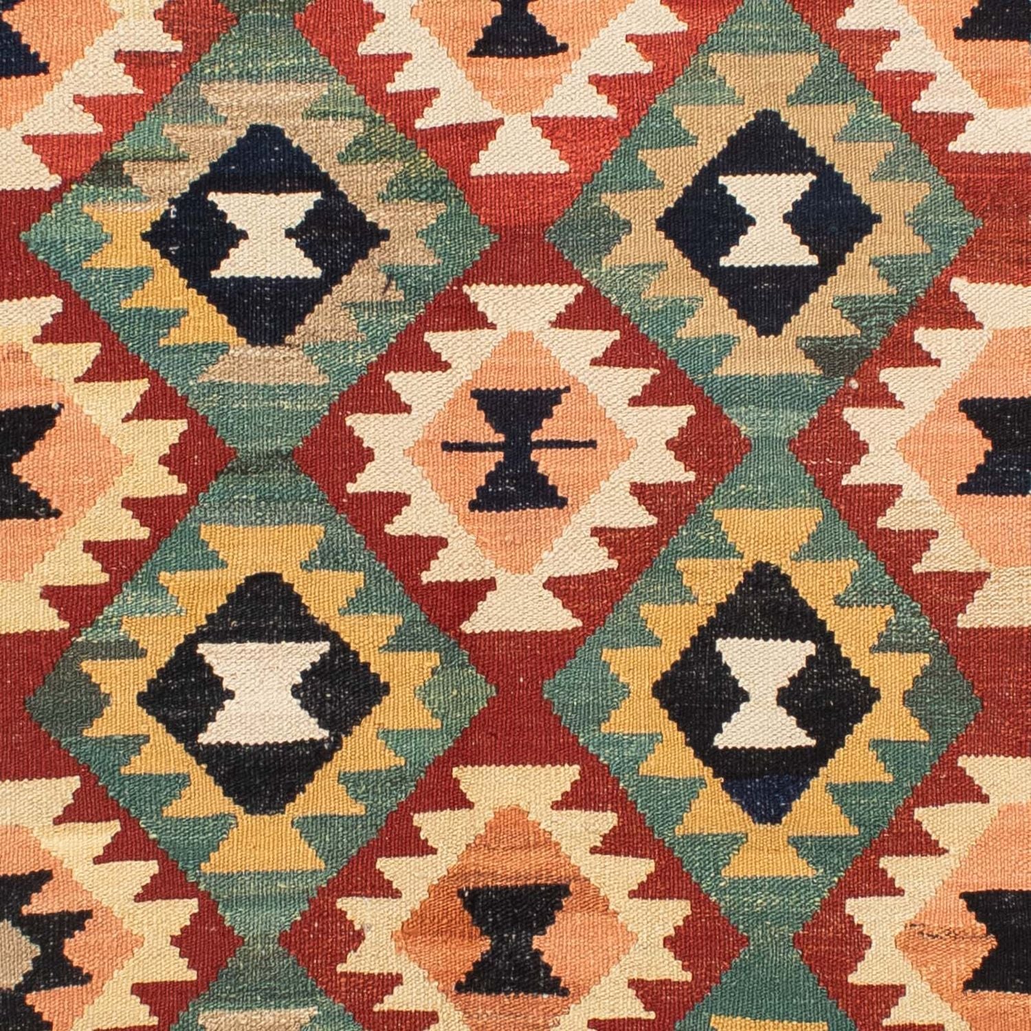 Tappeto Kelim - Splash - 189 x 152 cm - multicolore