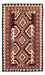 Tappeto Kelim - Splash - 207 x 132 cm - multicolore