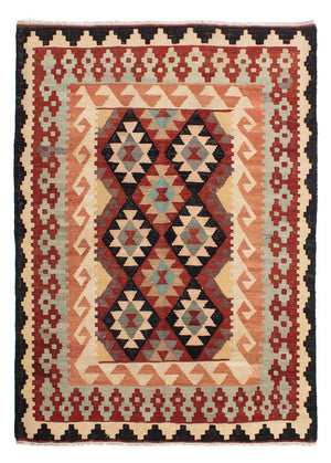 Tappeto Kelim - Splash - 202 x 151 cm - multicolore