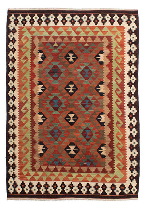 Tappeto Kelim - Splash - 211 x 154 cm - multicolore