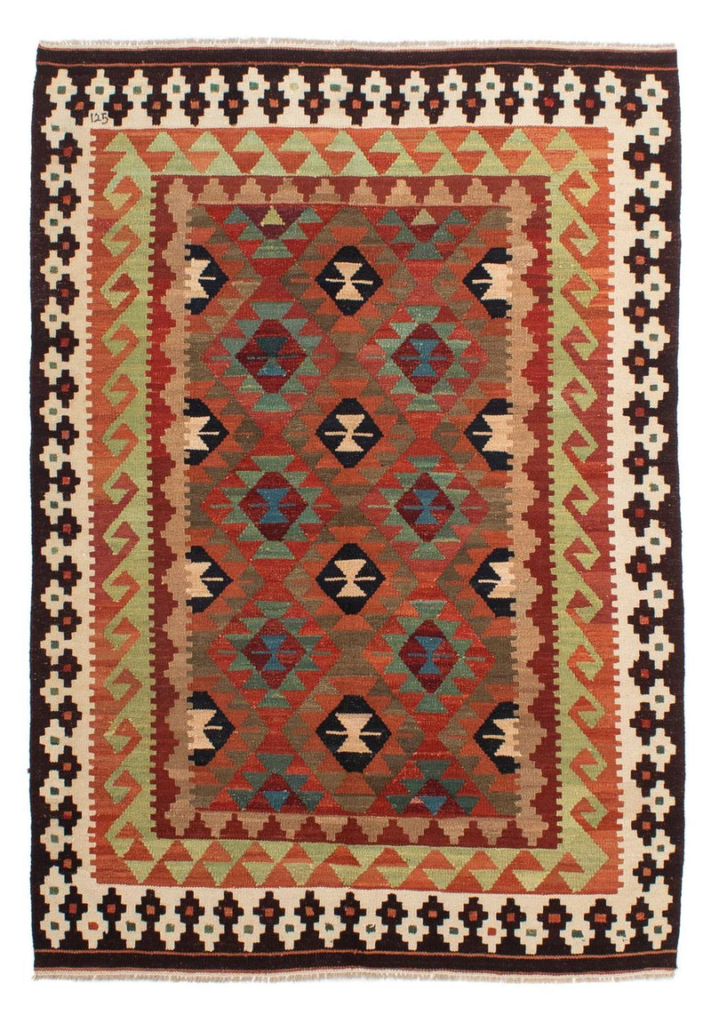 Tappeto Kelim - Splash - 211 x 154 cm - multicolore