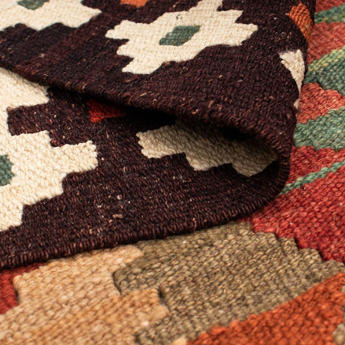 Tappeto Kelim - Splash - 211 x 154 cm - multicolore