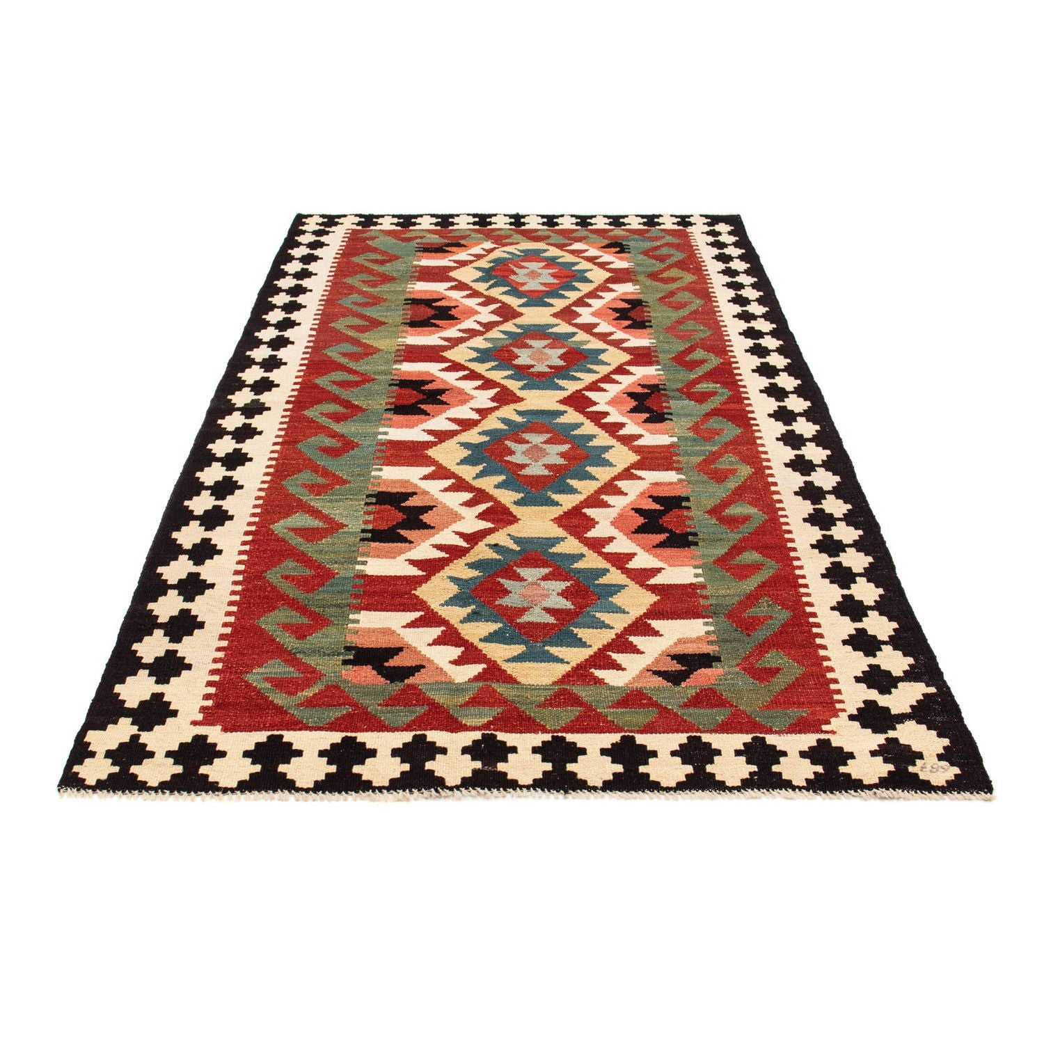Tappeto corsia Tappeto Kelim - Splash - 224 x 129 cm - multicolore