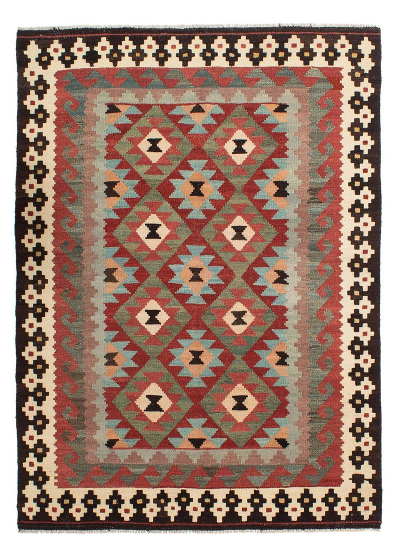 Tappeto Kelim - Splash - 207 x 150 cm - multicolore