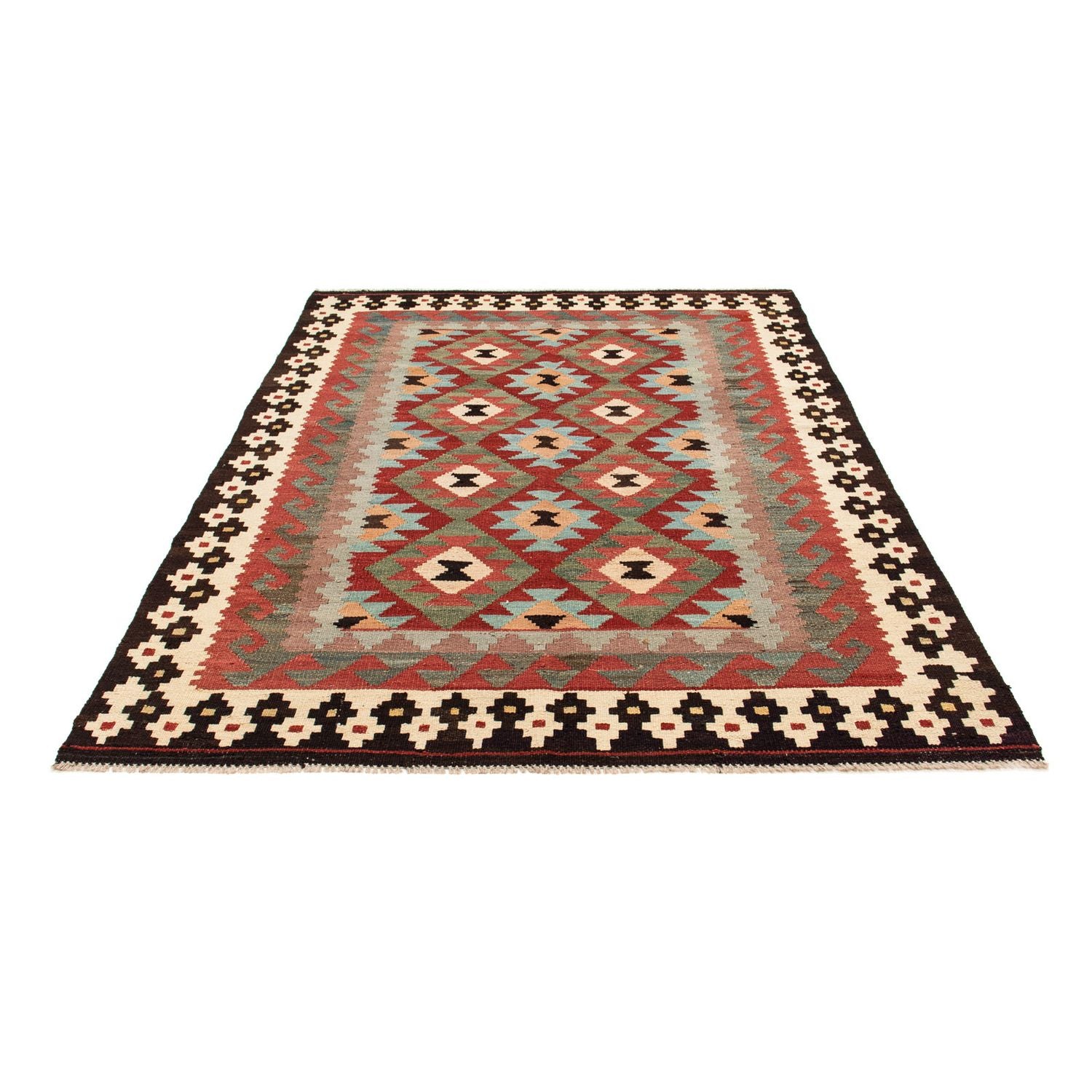 Tappeto Kelim - Splash - 207 x 150 cm - multicolore