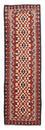 Tappeto corsia Tappeto Kelim - Splash - 285 x 87 cm - rosso chiaro