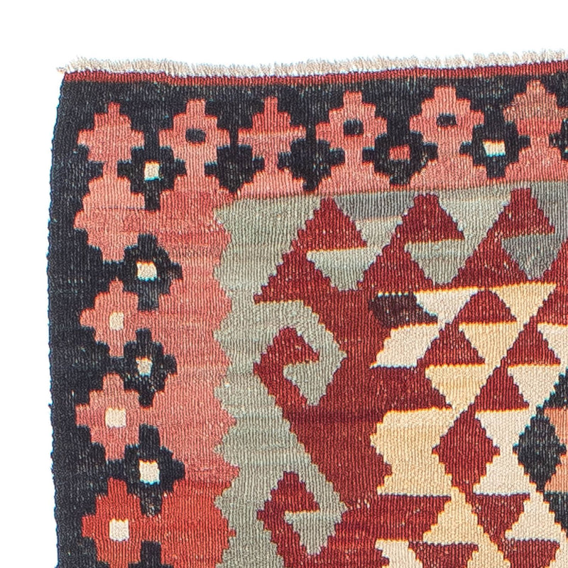 Tappeto corsia Tappeto Kelim - Splash - 285 x 87 cm - rosso chiaro