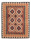 Tappeto Kelim - Splash - 205 x 158 cm - multicolore