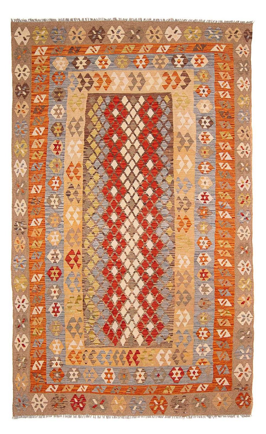 Tappeto Kelim - Splash - 309 x 200 cm - multicolore