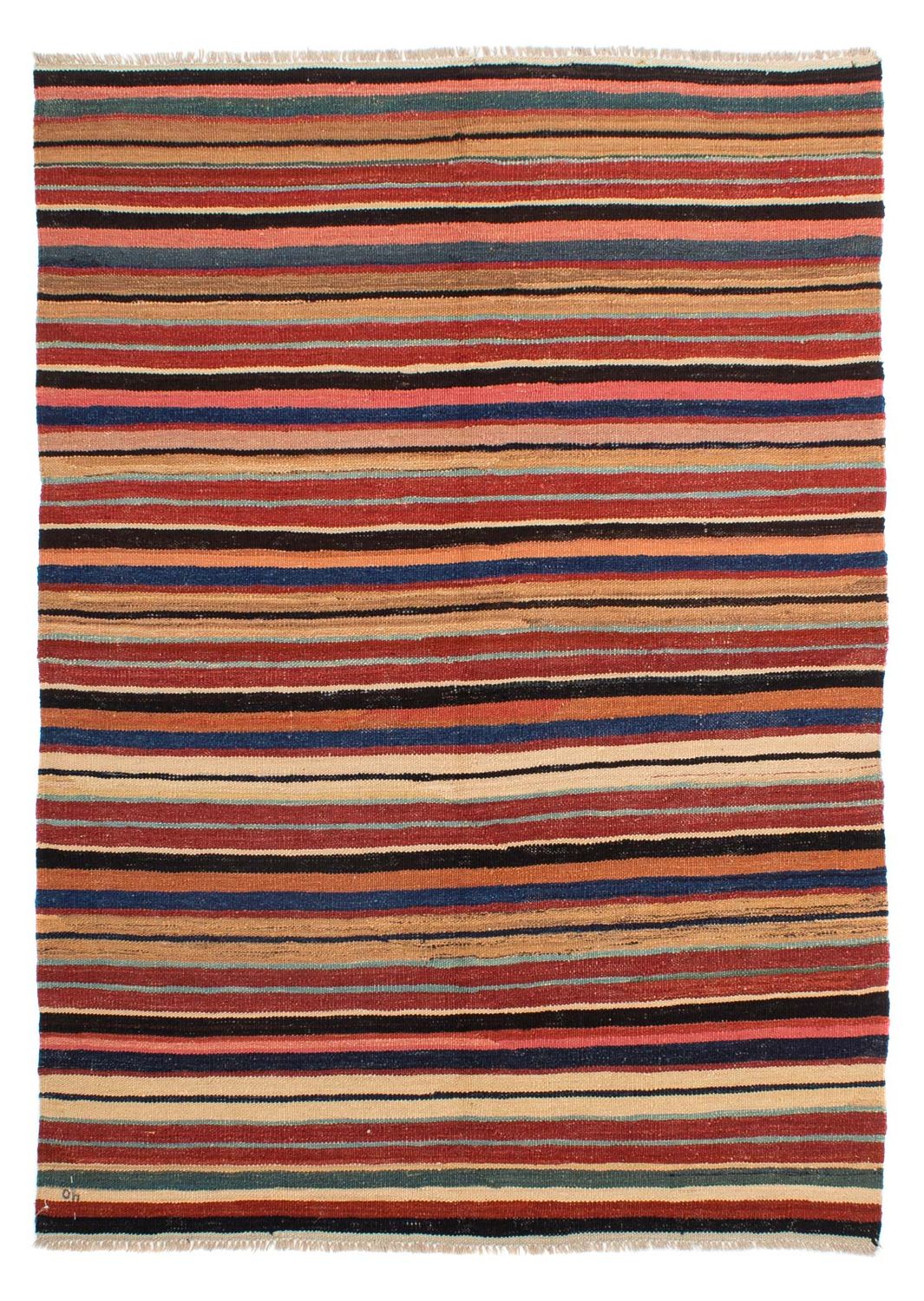 Tappeto Kelim - Splash - 204 x 145 cm - multicolore