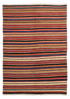 Tappeto Kelim - Splash - 204 x 145 cm - multicolore