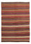 Tappeto Kelim - Splash - 204 x 145 cm - multicolore