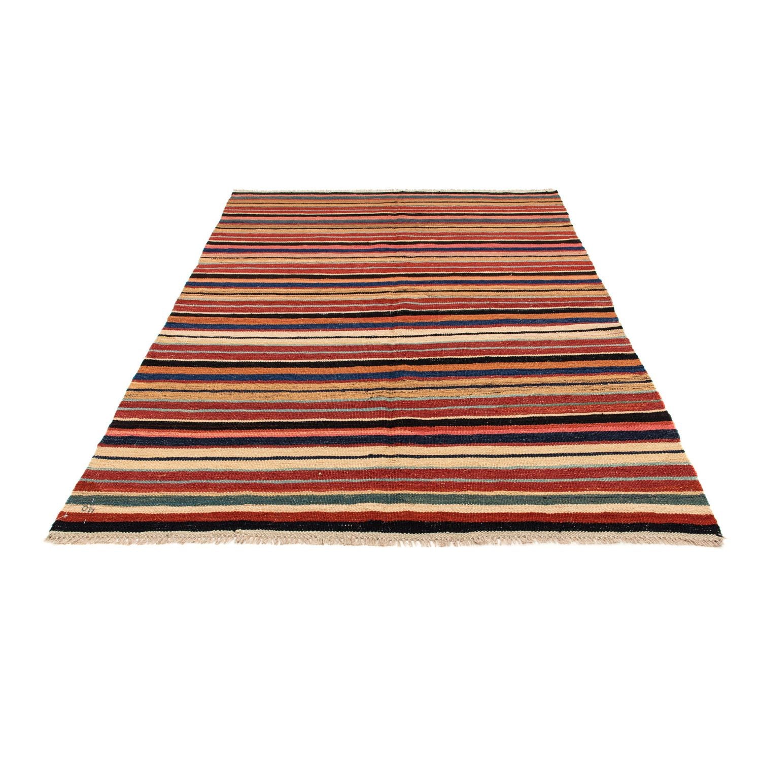 Tappeto Kelim - Splash - 204 x 145 cm - multicolore