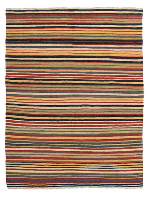 Tappeto Kelim - Splash - 195 x 152 cm - multicolore