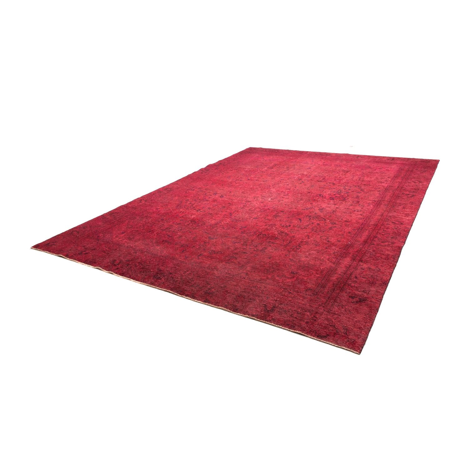 Tappeto vintage - 344 x 259 cm - rosso scuro