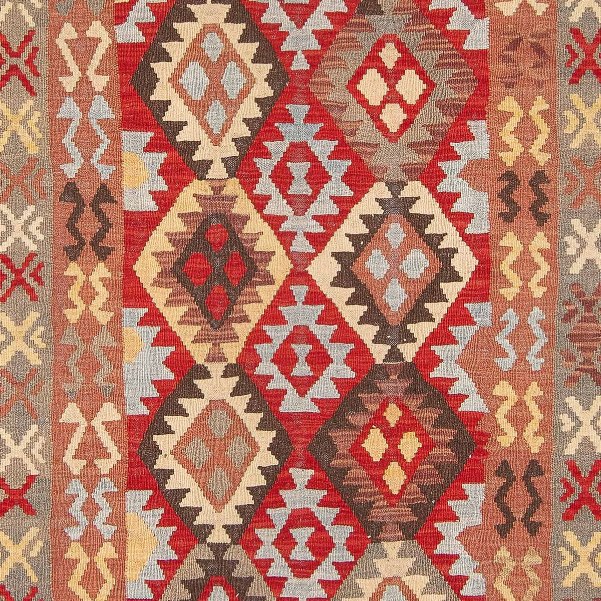 Tappeto Kelim - Splash - 292 x 193 cm - multicolore