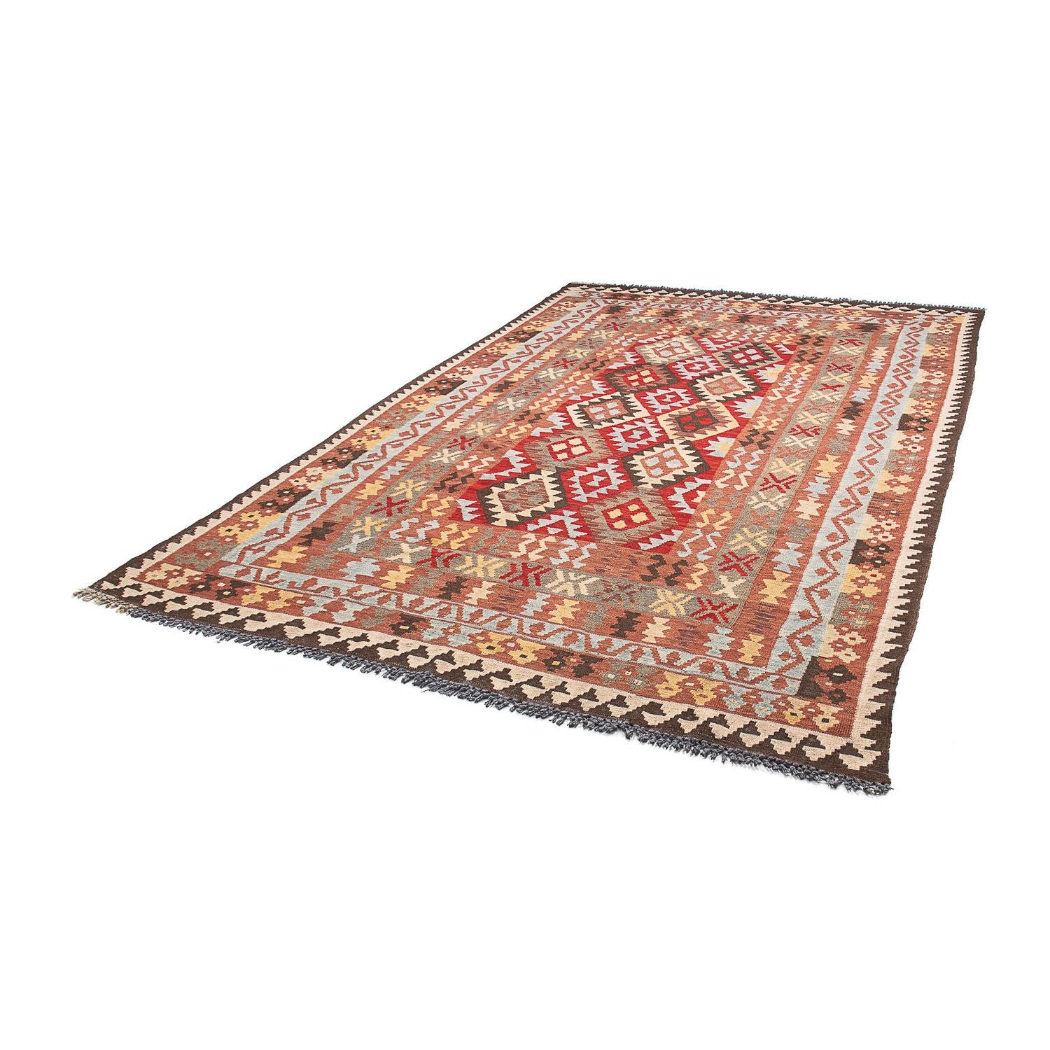 Tappeto Kelim - Splash - 292 x 193 cm - multicolore