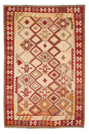 Tappeto Kelim - Splash - 290 x 193 cm - beige