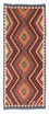 Tappeto corsia Tappeto Kelim - Orientale - 191 x 80 cm - grigio