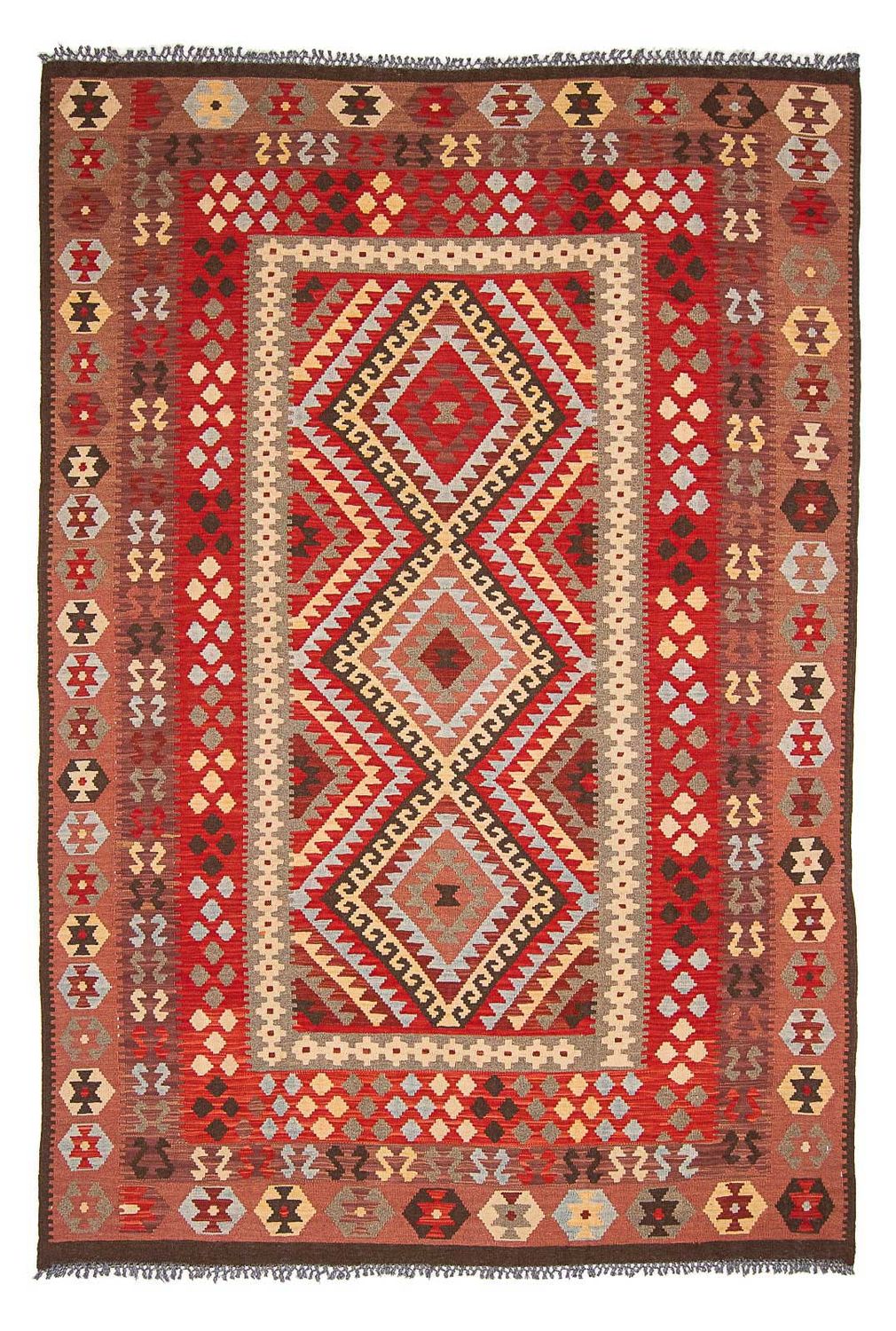 Tappeto Kelim - Splash - 304 x 199 cm - multicolore