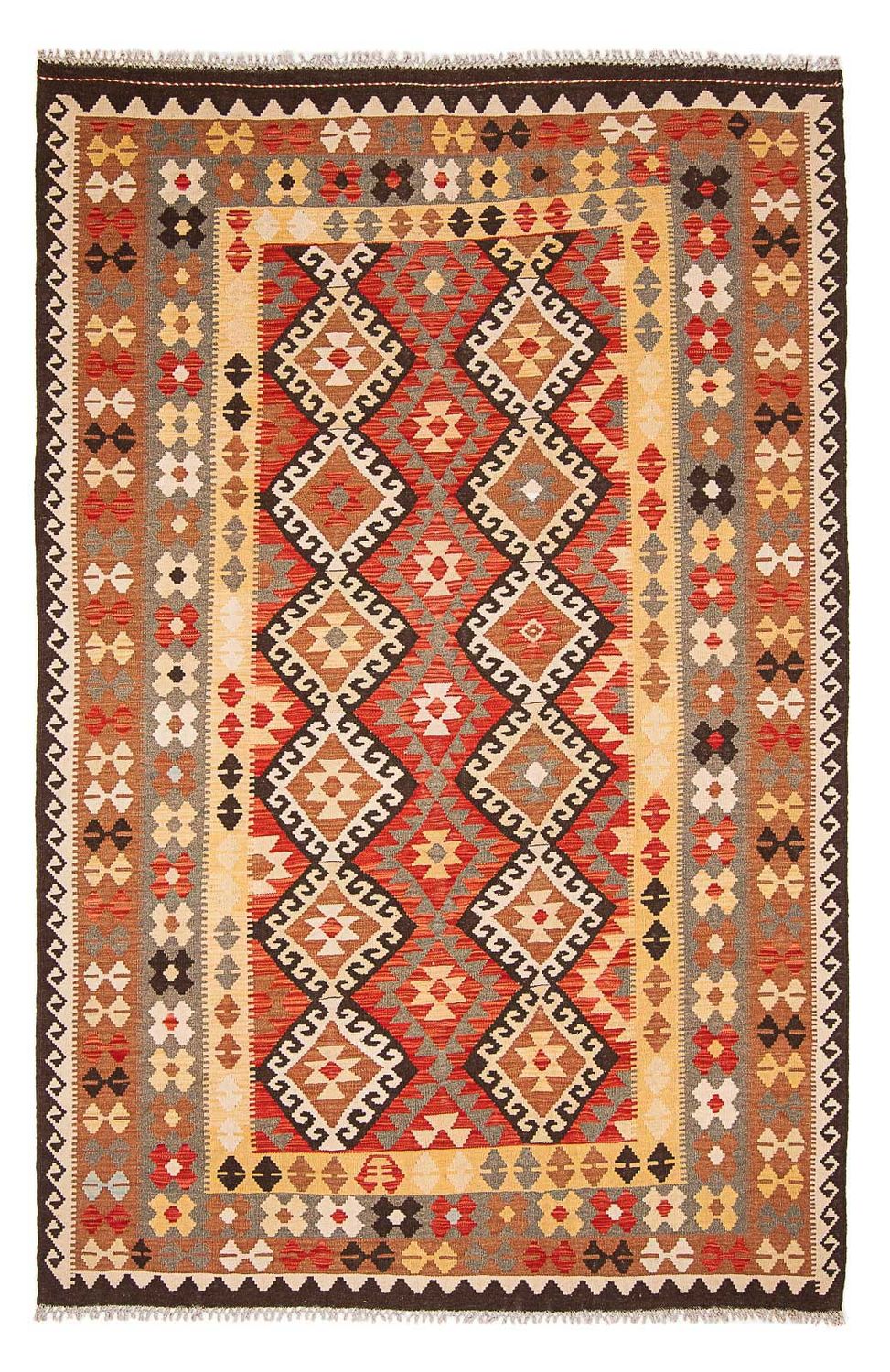 Tappeto Kelim - Splash - 293 x 200 cm - multicolore