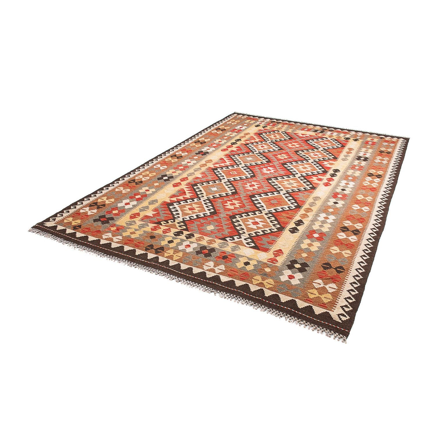 Tappeto Kelim - Splash - 293 x 200 cm - multicolore